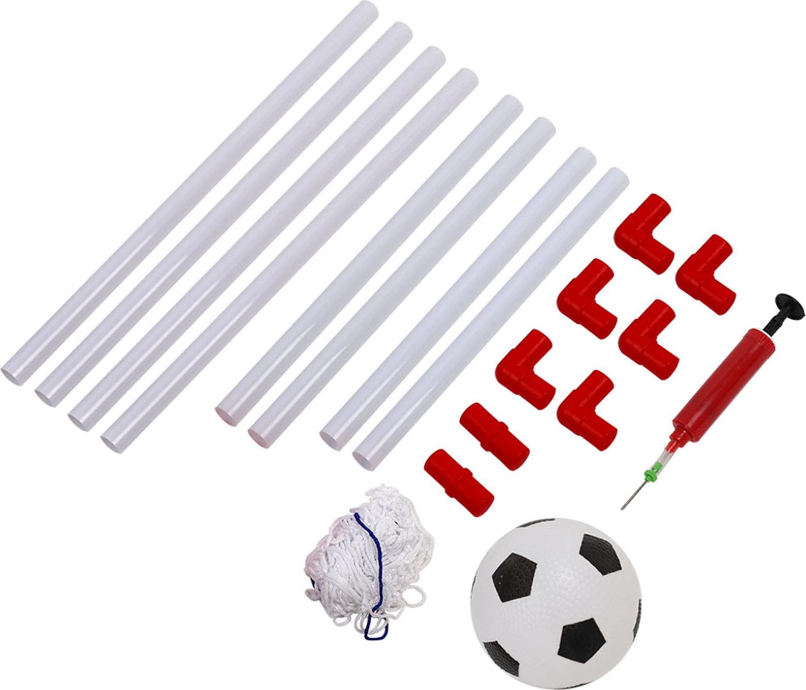 Gistuch Indoor Outdoor Mini Children Kinder Fußball -Fußball -Tor Post Net Set mit Ballpumpen Kinder Sportspielzeug