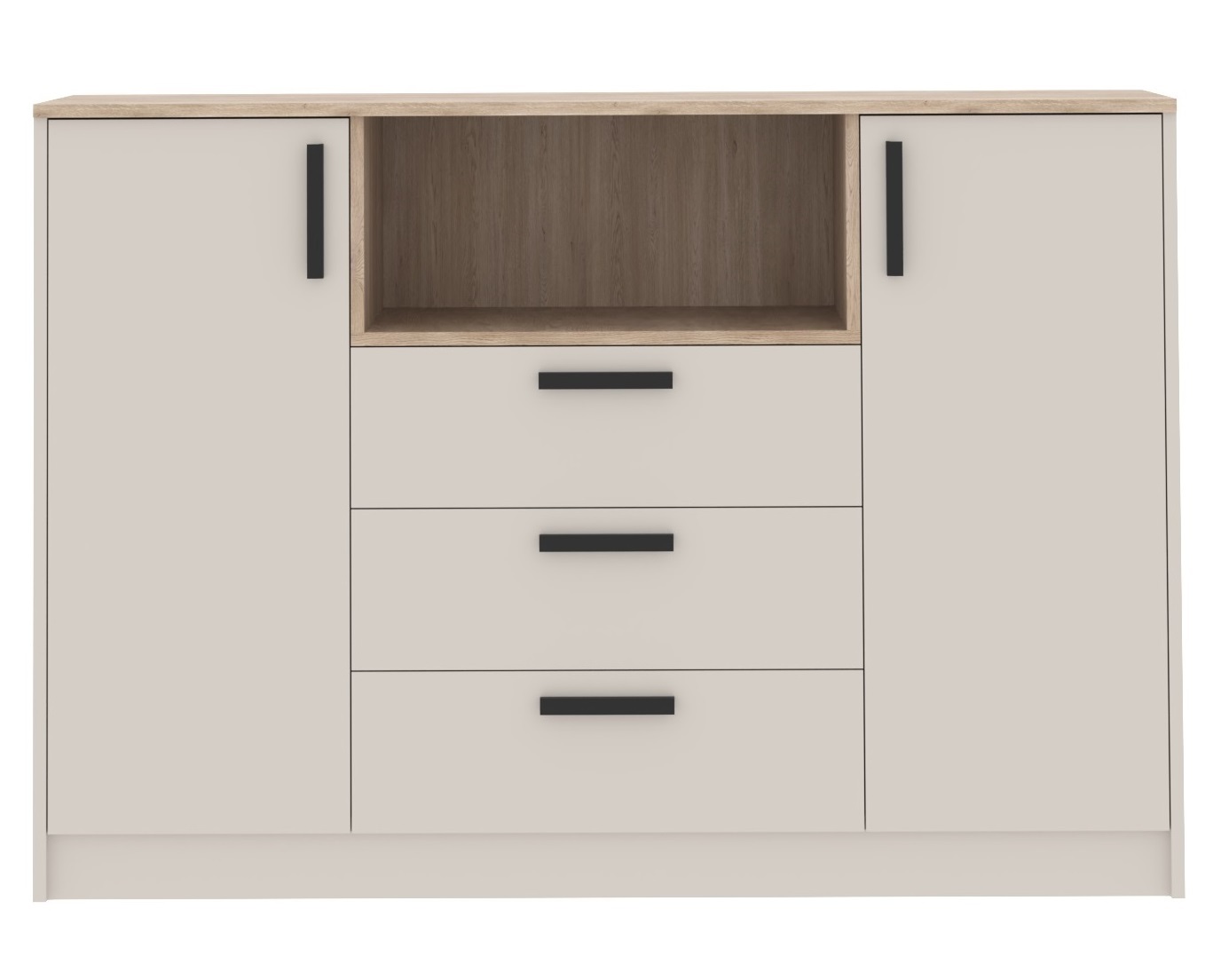 Kombikommode GRANT 17 Schubladenkommode mit zwei Schranktüren Wohnzimmer Flur