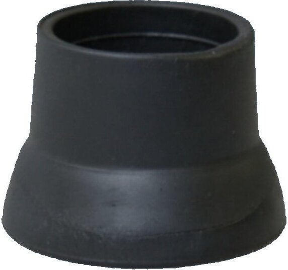 BEITESI Trampolin Beinkappen Ersatz - Gummikappen Schwarz Latex