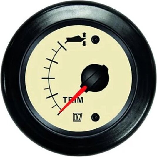 VETUS TRIMN beige Trimmmessgerät 12/24V Ø 52mm