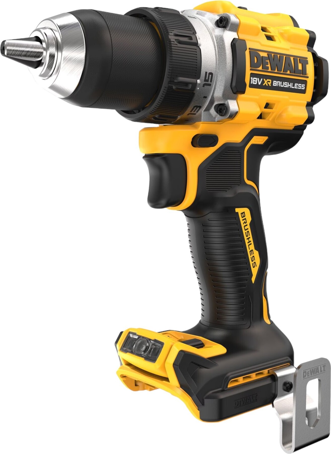 Akumulátorový vŕtací skrutkovač DeWalt DCD 800 N 18 V 90 Nm bez kefiek sólo - bez batérie, bez nabíjačky