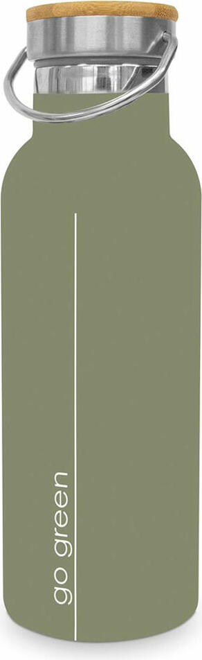 PPD Pure Go Green Steel Bottle, Thermoflasche, Isoflasche, Thermo Flasche, Iso, 500 ml, 604505