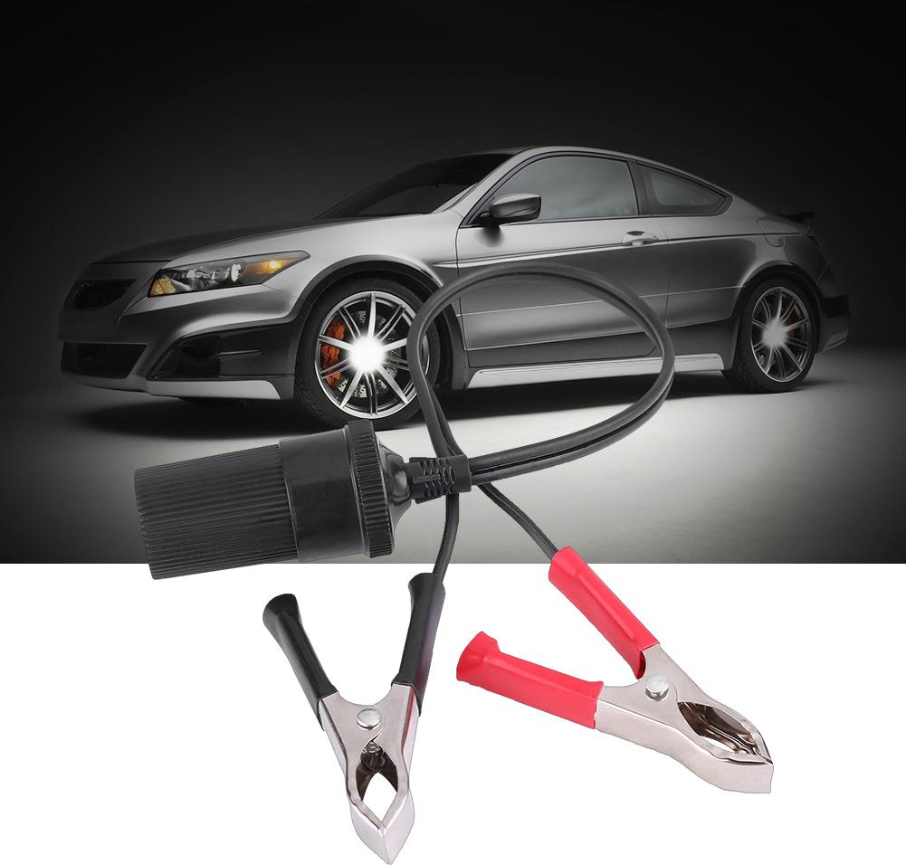 Gistuch 12 -V -Adapter -Stecker, hohe Leitfähigkeitsauto -Batterieclips für Stromwechselrichter