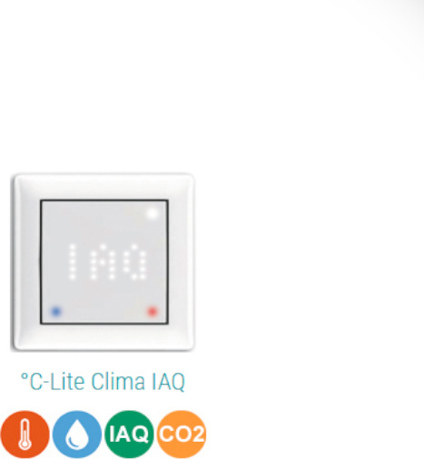 SOREL GmbH Mikroelektronik Sorel Thermostat °C-Lite Clima IAQ Smart - mit WiFi