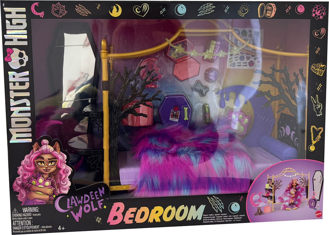 Mattel Monster High Clawdeen Wolf Bedroom