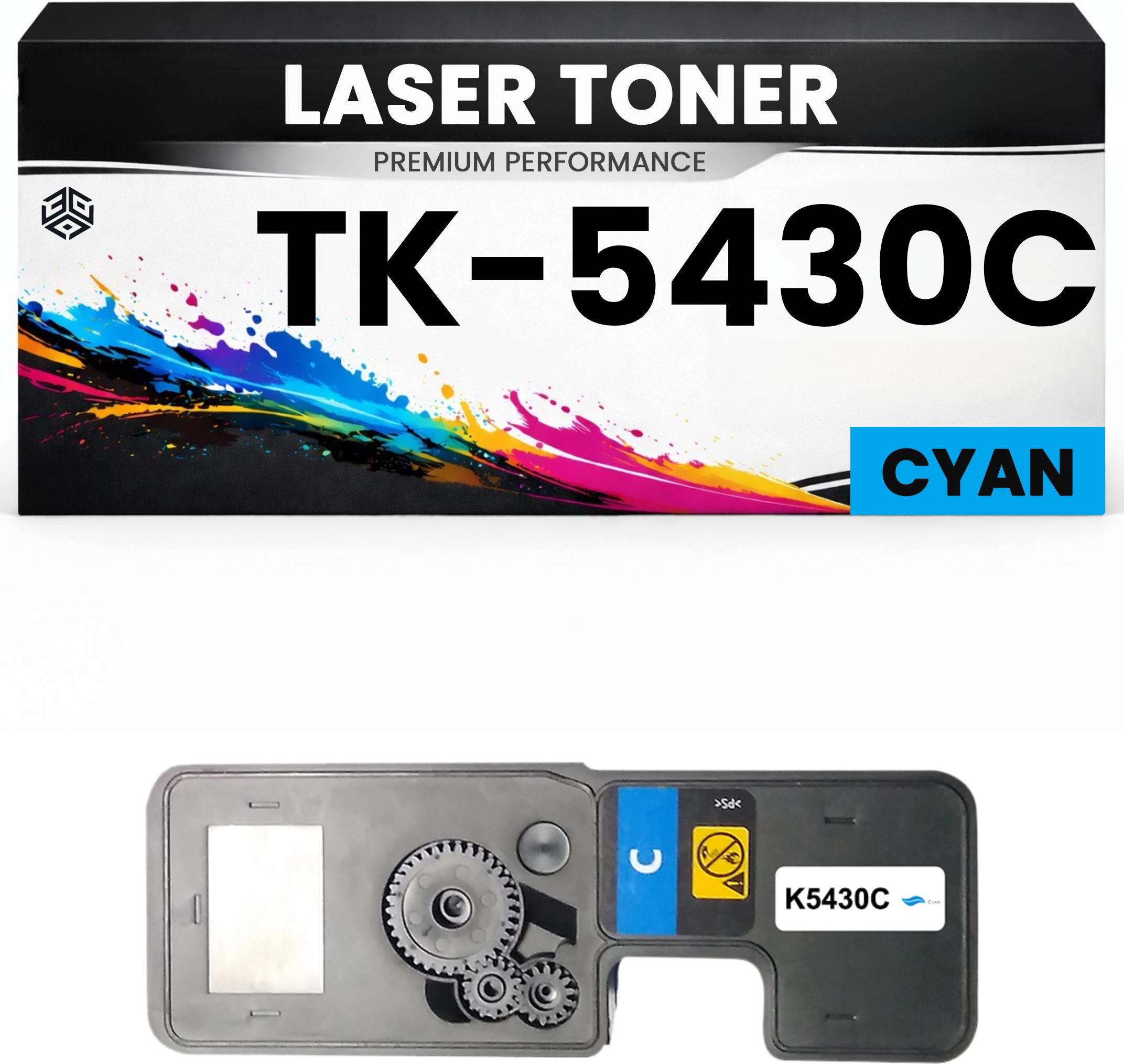 3DPLADY Toner TK-5430C Cyan für Kyocera TK5430C Premium Alternative MA2100cfx/2100cwfx PA2100cwx/2100cx MA2100cwfx