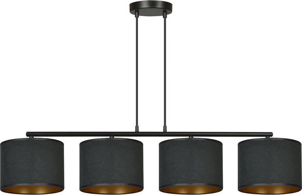 Bioledex Lyngar Pendelleuchte 4-fach E27 schwarz 97x100x18cm Europe Z310-916