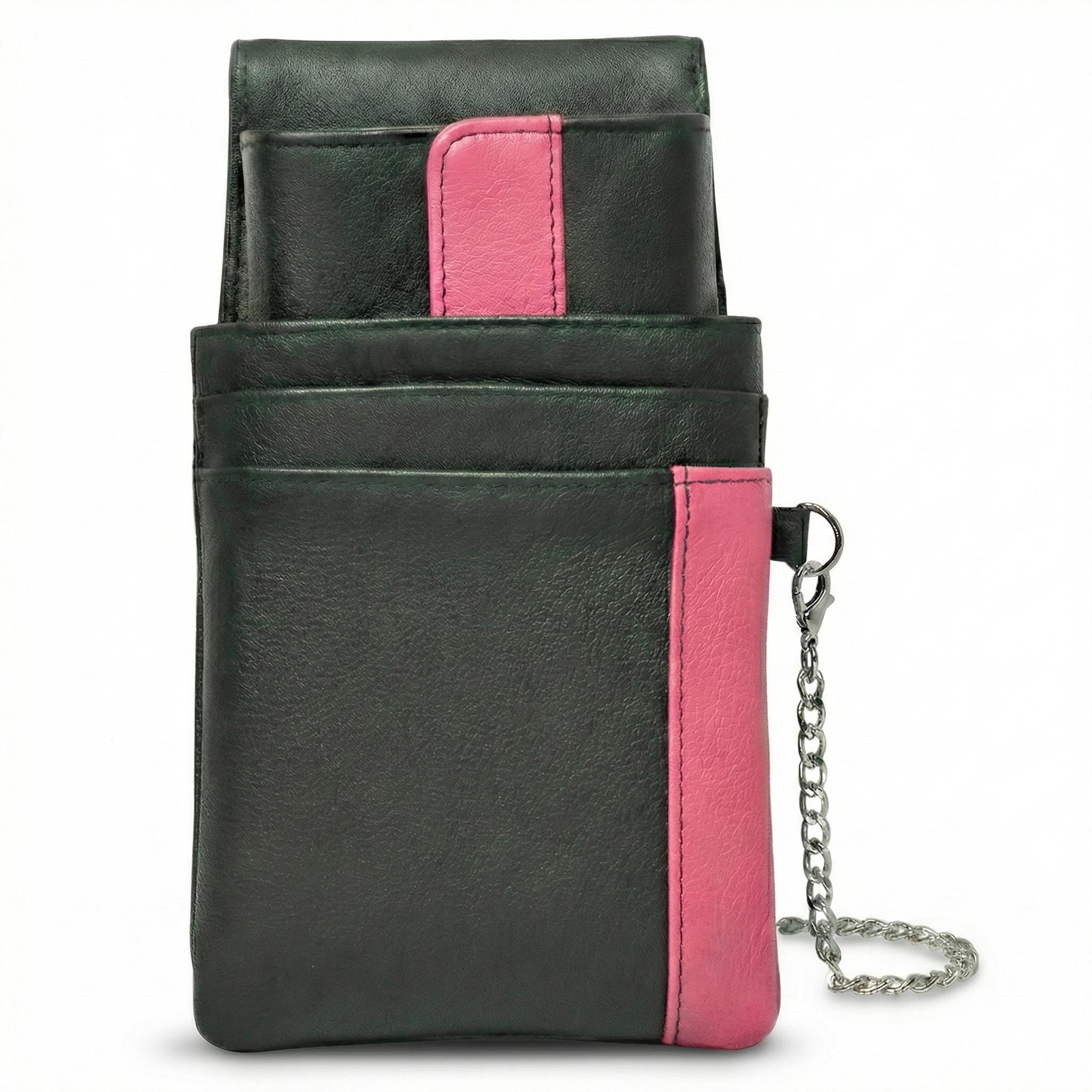 Kellnerbörse mit Kette und Holster