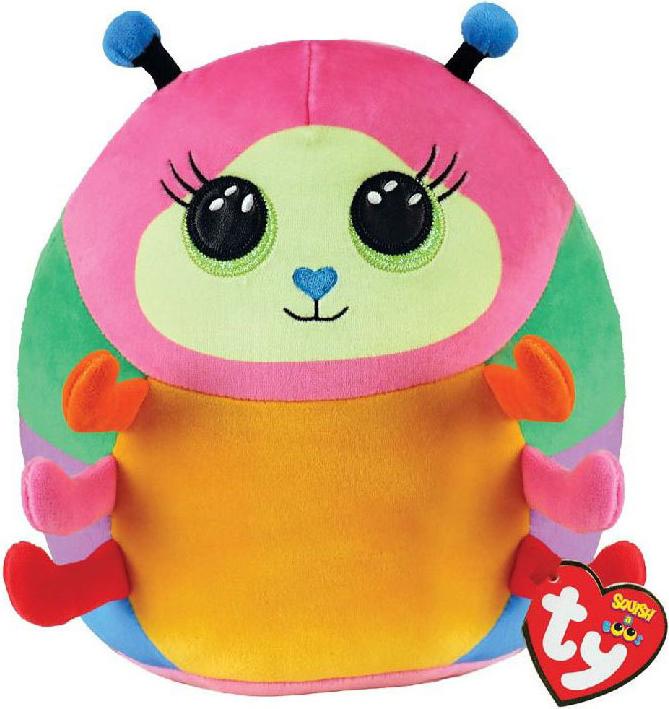 Coussin câlin - Ty - Squish A Boo - Chien - 20 cm - Noir - Mixte - Jeux - Jouets