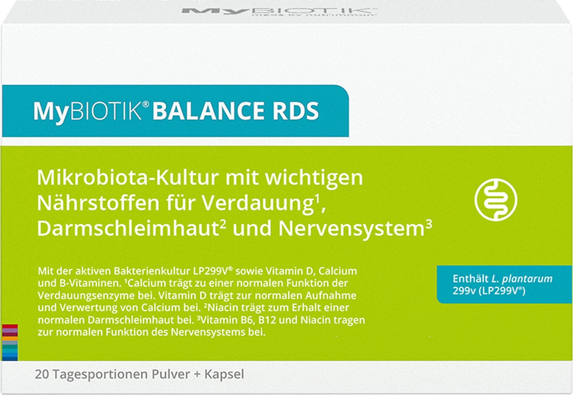 nutrimmun GmbH MyBIOTIK®BALANCE RDS 20x2 g Pulver+20 Kapseln 1 P 15635170