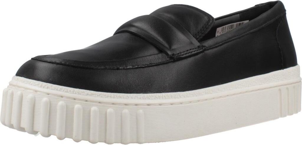 CLARKS Slip-On Mayhill Cove mit breiter Außen-Sohle 1216 Black Leather 39
