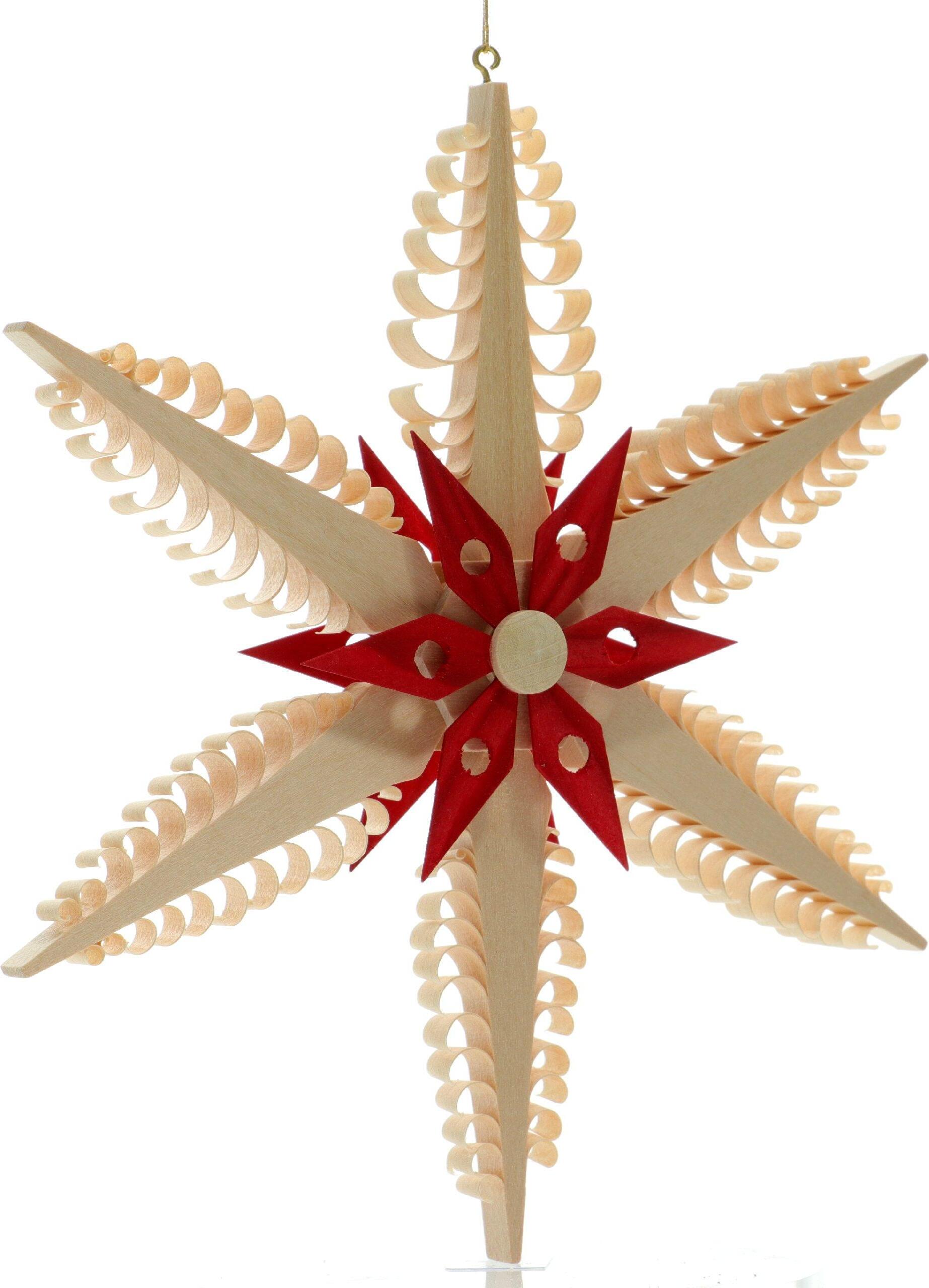 Herstellung von Baum- & Fensterschmuck Martina Rudolph Fensterschmuck Spanstern BxHxT 20x21x3cm NEU