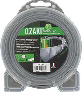 AUTRES Nylon-Umhüllung gewellt rund Ozaki Energy Line. - Länge: 15 m, ø: 2,00 mm.