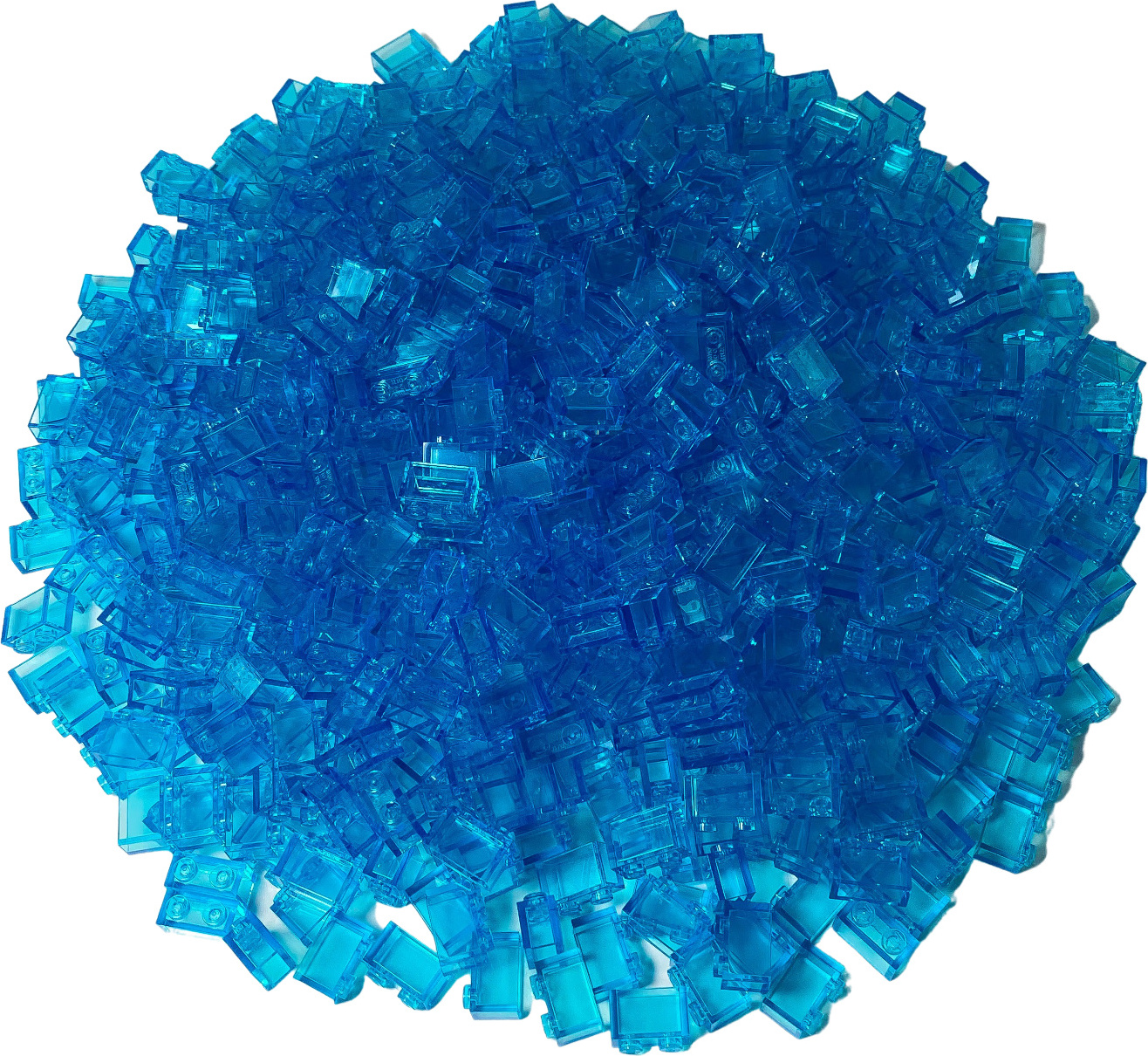 LEGO® 1x2 kocky Vysoké kocky Priehľadné - 3004 NEW! Množstvo 50x