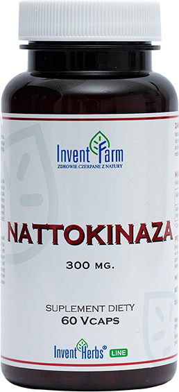INVENT FARM Nattokinase 300 mg, 60 Kapseln. BAUERNHOF ERFINDEN Nattokinase-300mg-60 kaps.