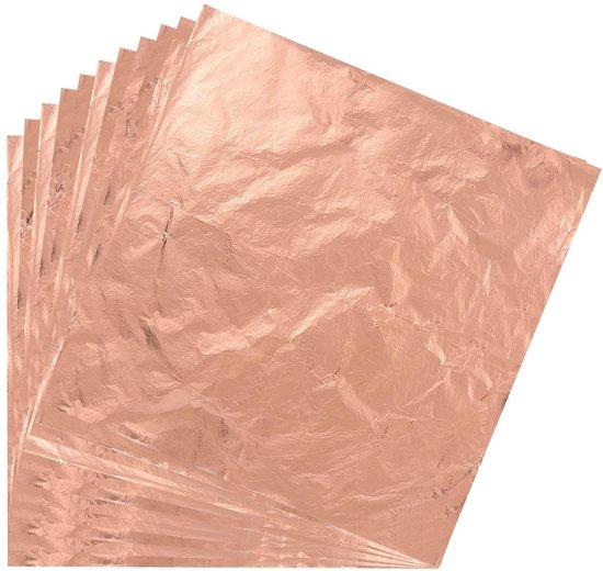 OEM Kunstblad 100 Vellen - Gold - Dekoration - Basteln - Kunstprojekt - 14 x 14 cm 2026