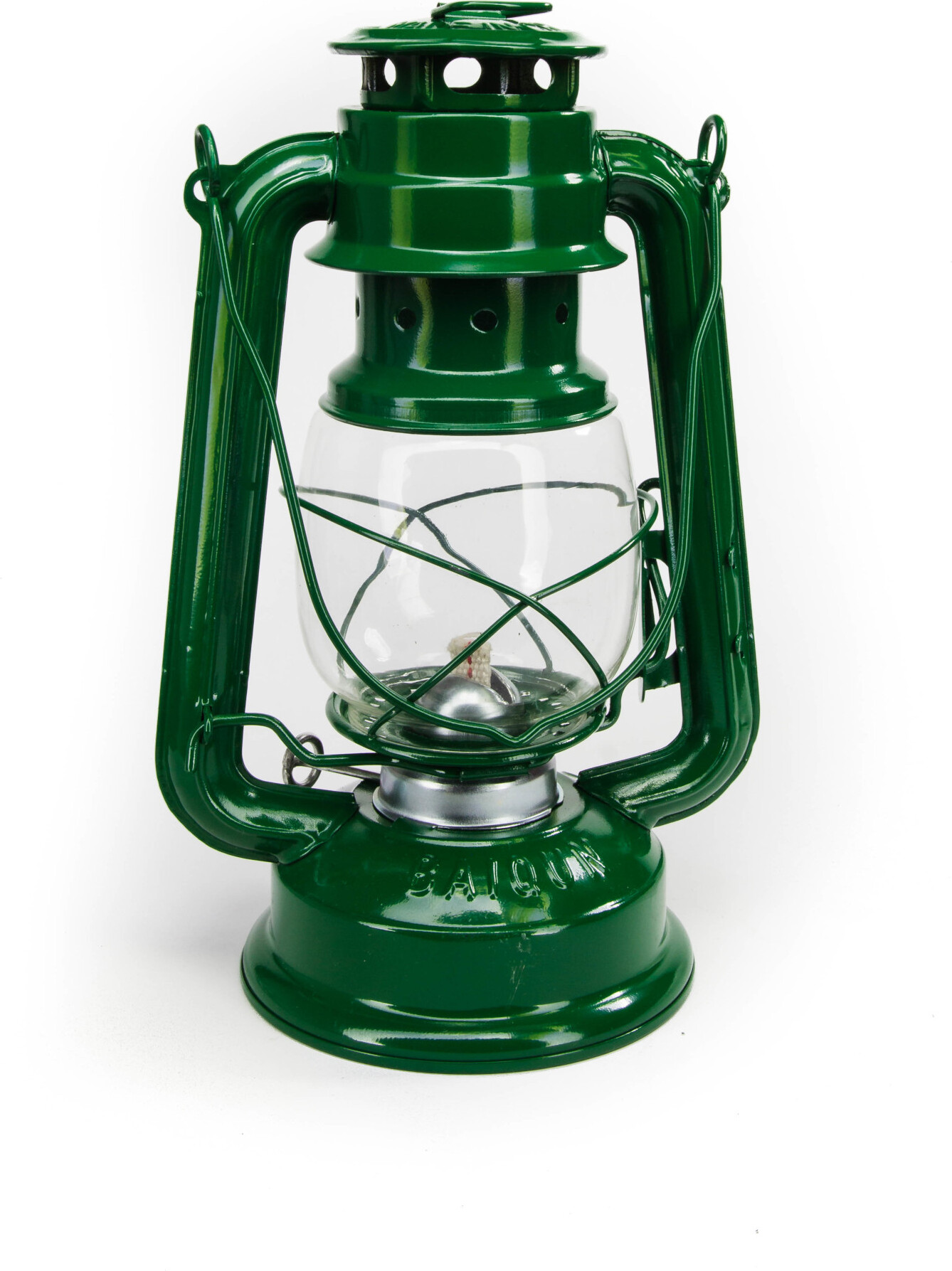 Campfrei Petroleum Sturmlampe 24 cm grün Sturmlaterne Laterne Lampe 55833