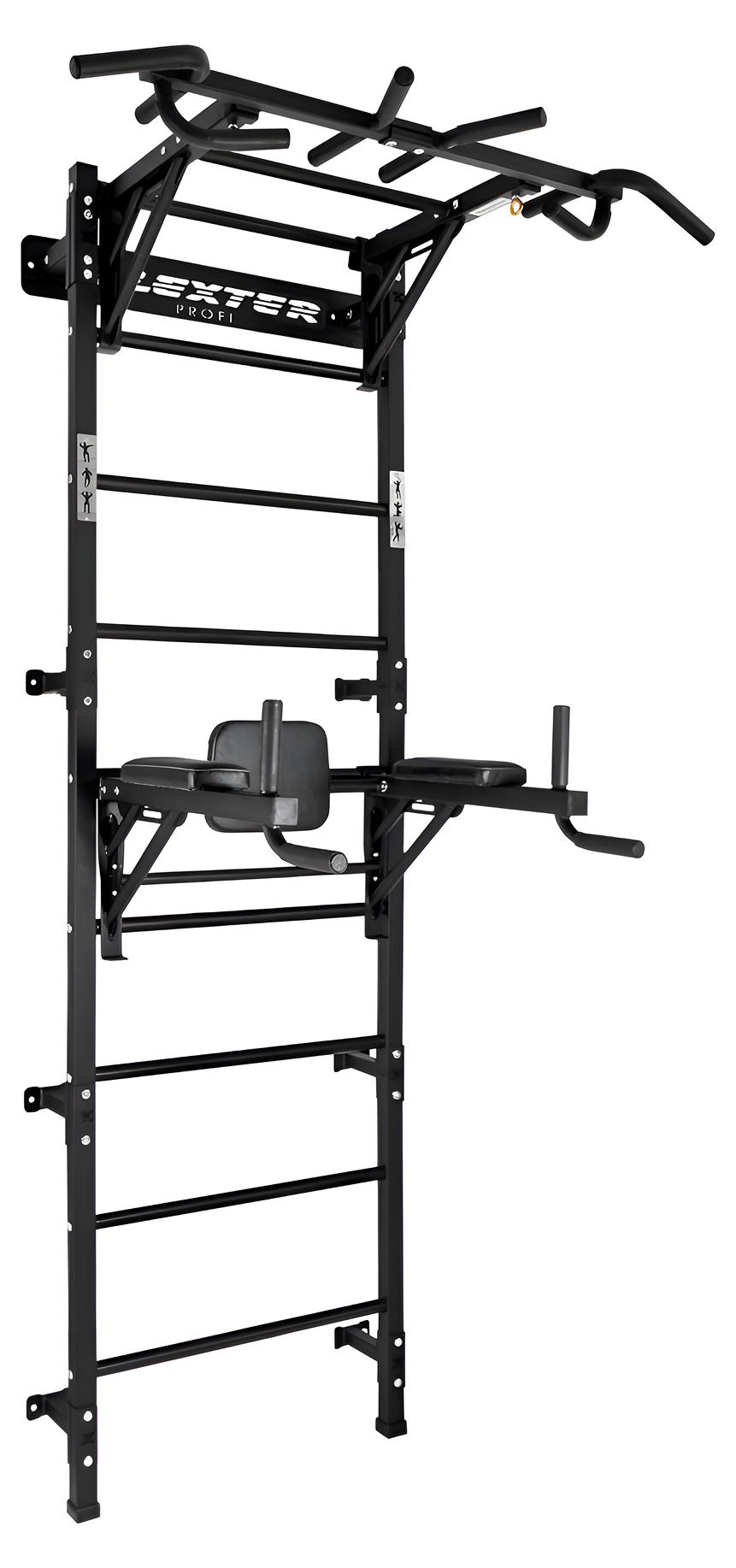 Monkey-Gym Sprossenwand für Erwachsene Bro Schwarz