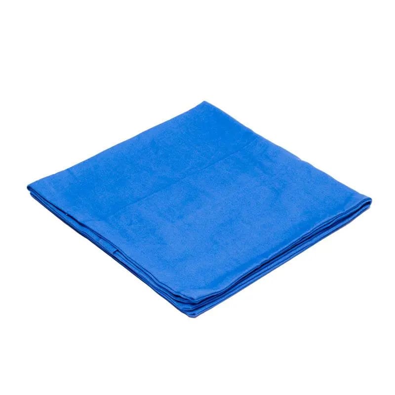 Bahadra Bezug für Meditationsmatte Chakra 5 blau Baumw. (GOTS) -- 65x65x5 cm, 239 g L6 2398