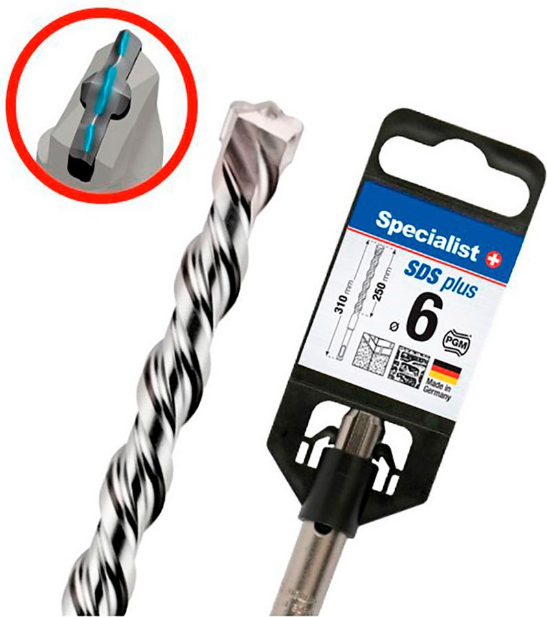 Specialist+ SPECIALIST+ SDS+ hammer drill bit, 6.0x250/310 mm