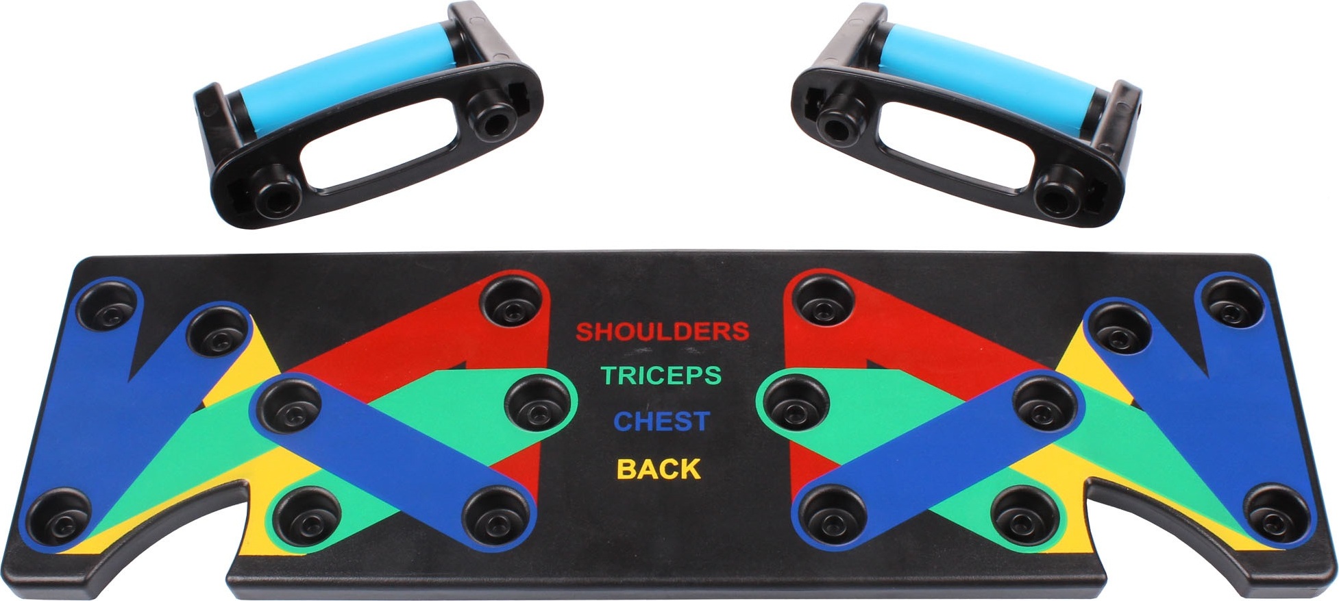 POWERSHOT Push Up Bar - Liegestützegriffe - Heimfitness-Studio - Krafttraining TA056