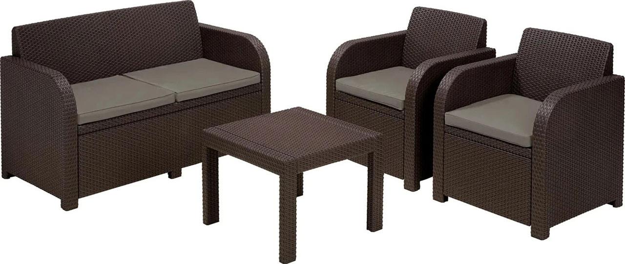 Záhradný set KETER Atlanta, hnedý