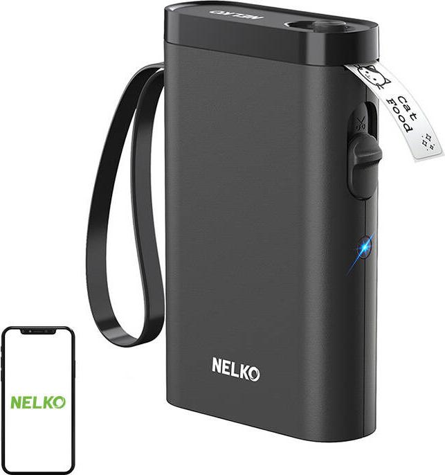Nelko P21 thermal label printer (black)