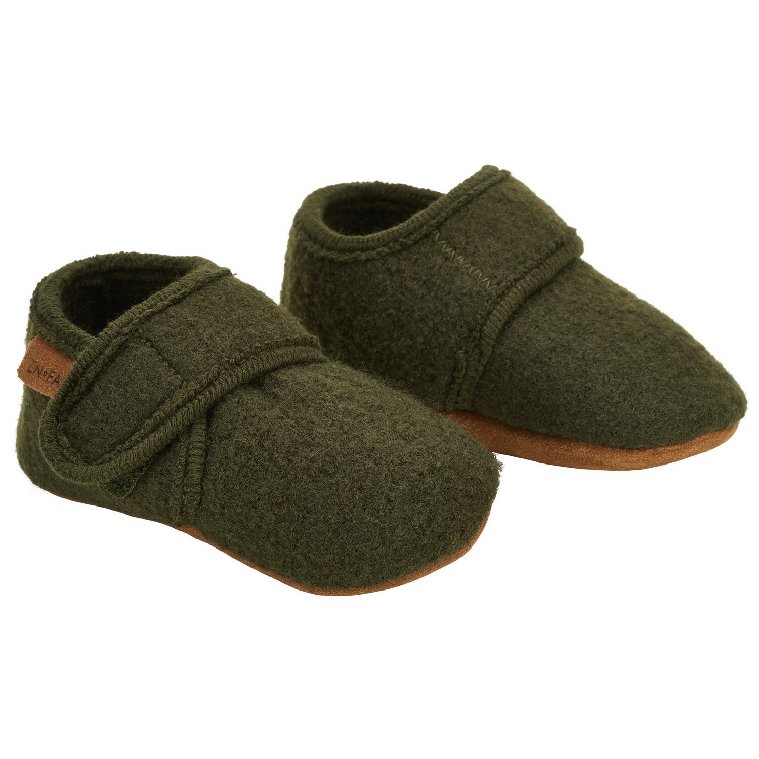 En Fant - Hausschuhe für Babys - Wolle - Kolophonium 250008-9724|19-20
