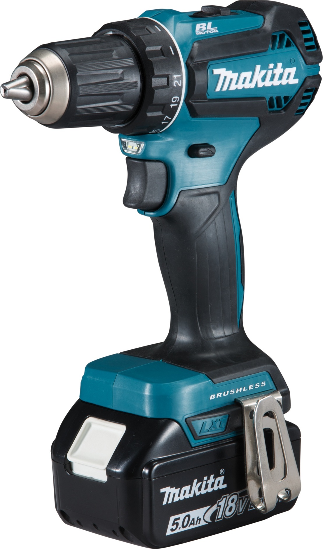 Makita DDF485RTJ3 - Vŕtačka/skrutkovač - akumulátorový - 2 rýchlosti - skľučovadlo 13 mm - 50 N-m