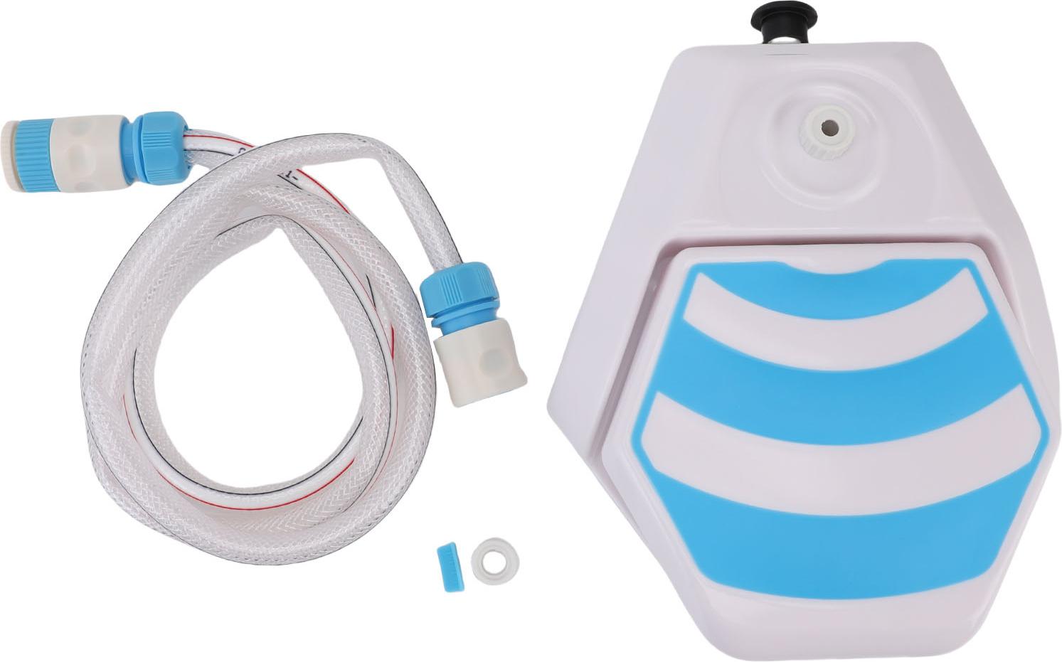 Gistuch Hund Schritt auf Wasserbrunnen großer Kapazität Fuß aktiviertes Trinkwasserer für Outdoor -Aktivitäten