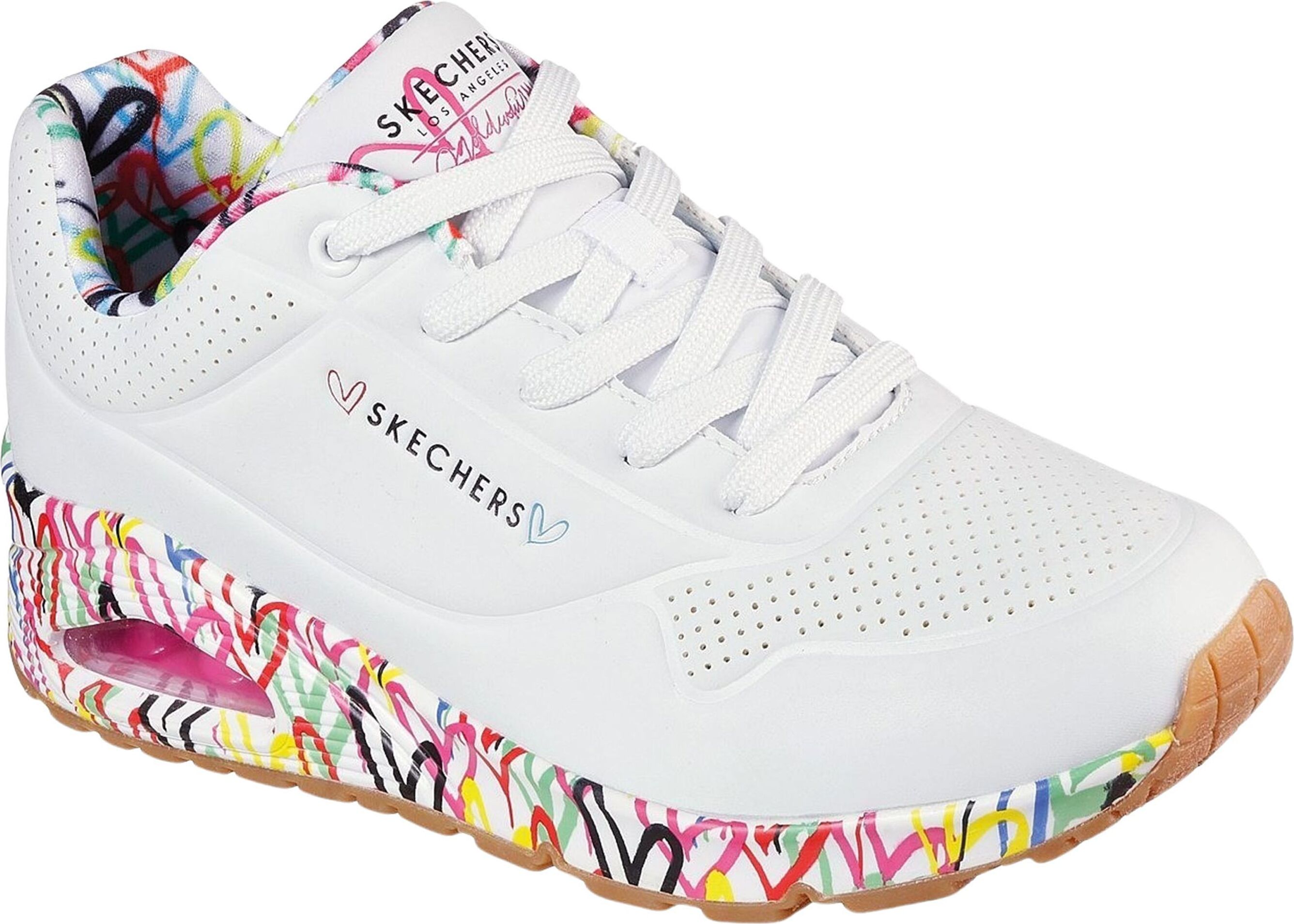 SKECHERS UNO - LOVING LOVE Biela