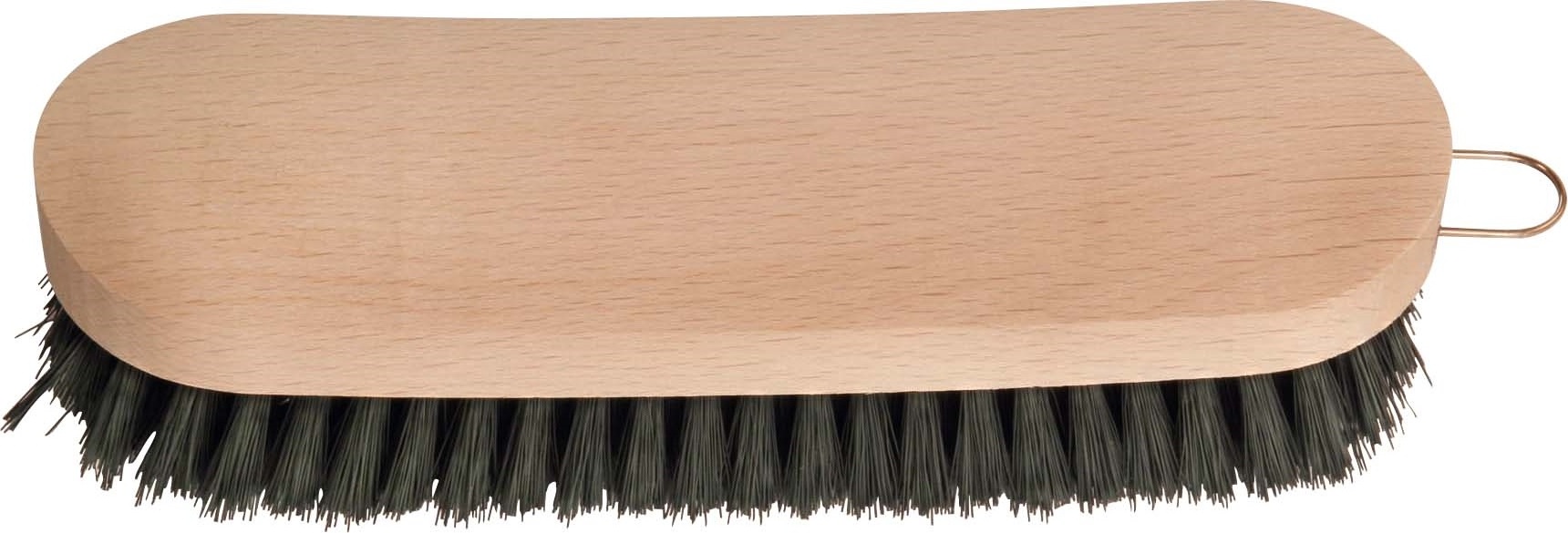 haug bürsten - Kleiderbürste aus Holz - mit schwarzen Kunstborsten und praktischem Aufhänger - 568 595140