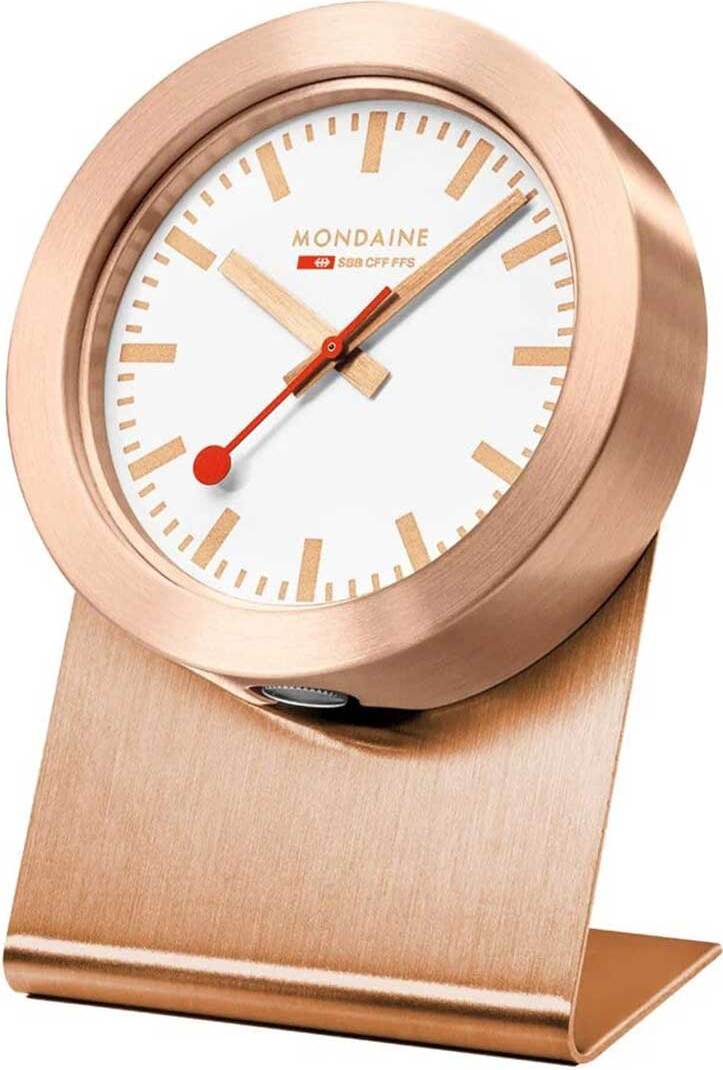 Mondaine A660.30318.82SBK magnetické nástenné hodiny v ružovom zlate stolové hodiny kuchynské hodiny 50 mm