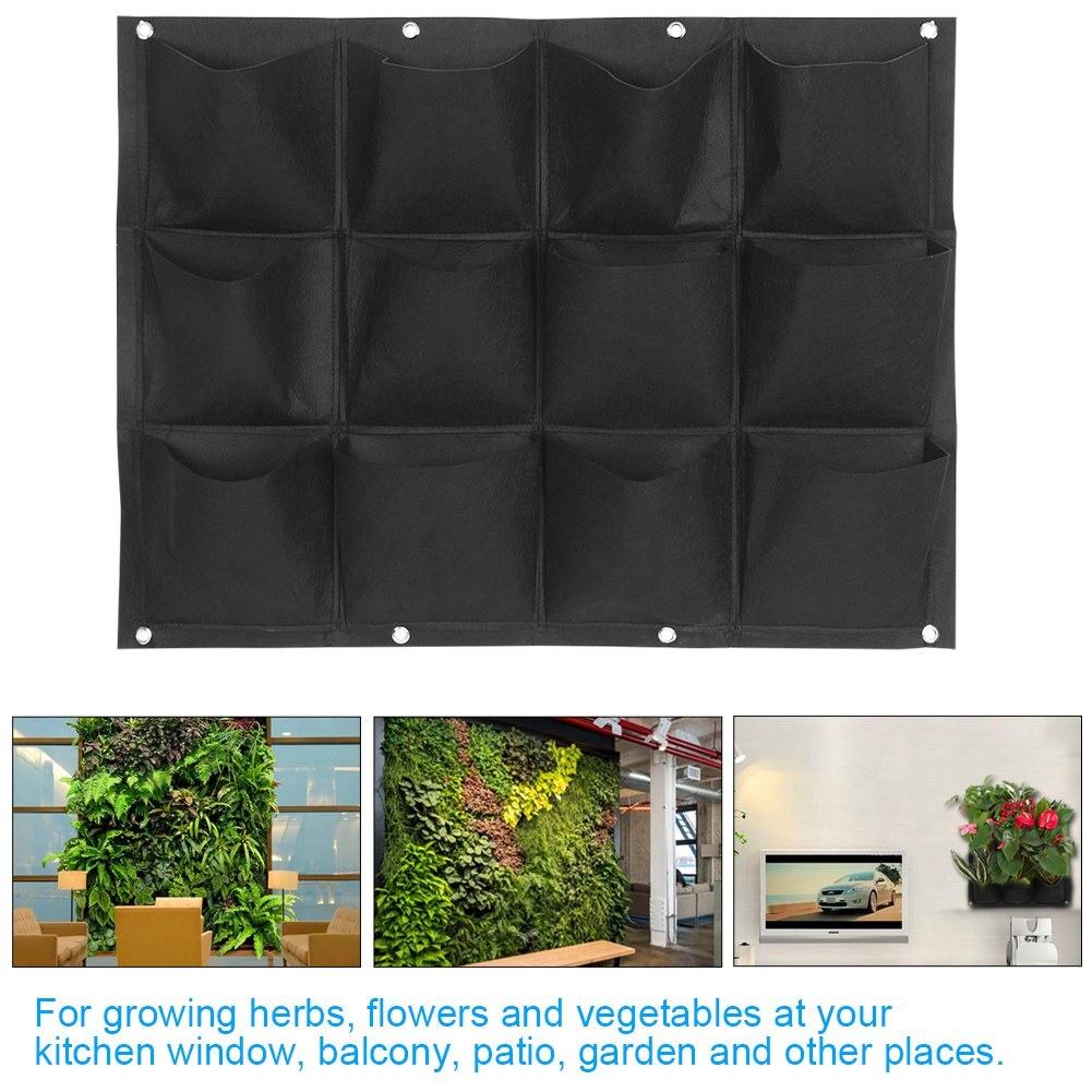 Cocosity Plant Grow Bag, Plant Bag, Grow Bag, Wall Plant Bags, Wall Hanging Plant Bag, Plant Grow Container, Pocket Planting Bag