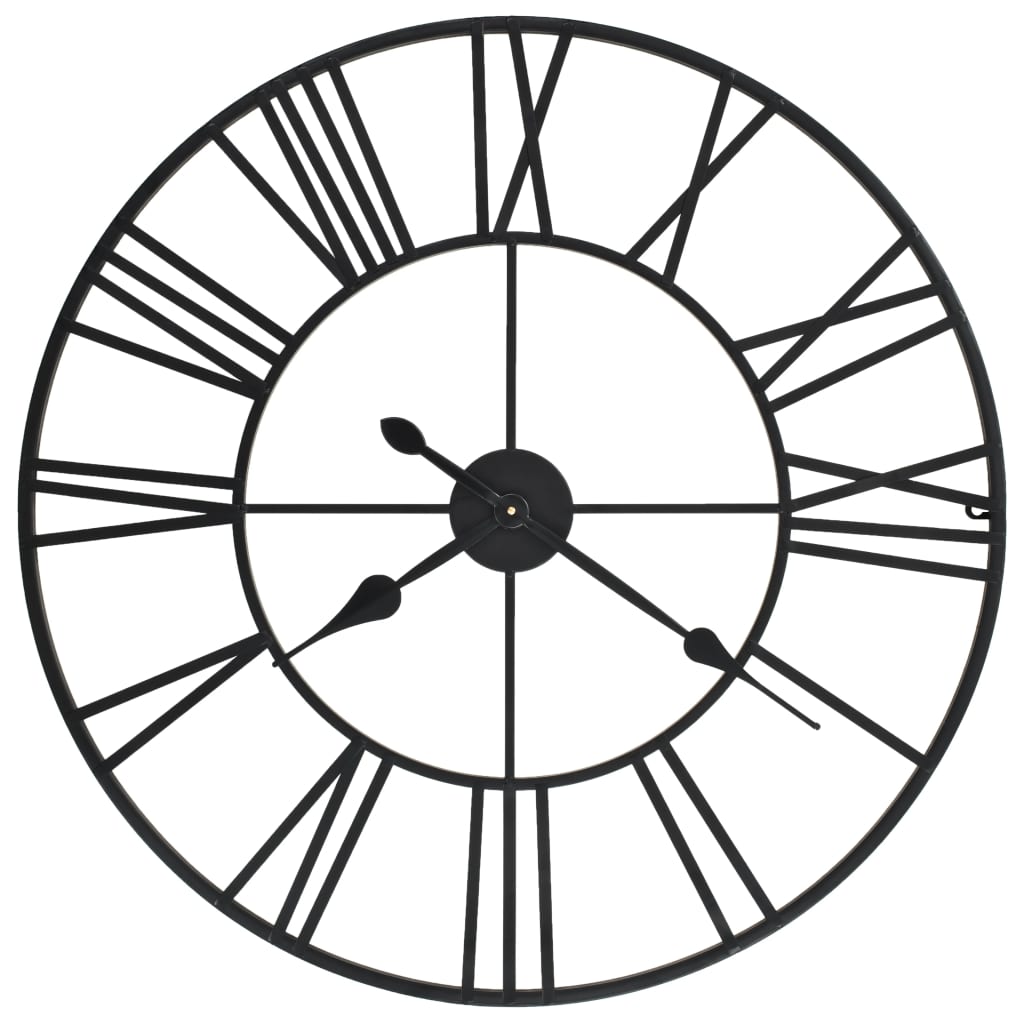 Wanduhr Quarzuhr aus Metall Wand Uhr  „ Kreissägeblatt “ ø 24 cm SCH Stahlblatt 