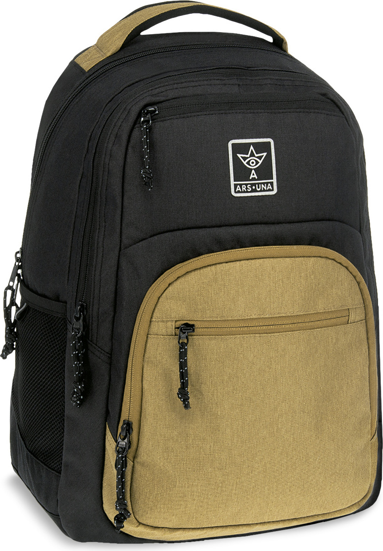 Ars Una Studentenrucksack Dune AU5, sandig-schwarz, uni