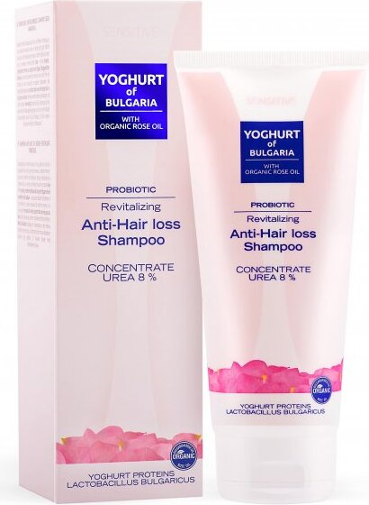 Šampón revitalizujúci proti vypadávaniu vlasov probiotický YOGHURT OF BULGARIA 200 ml