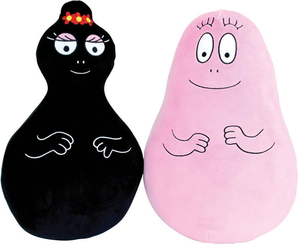 Plüsch Kissen Set, BARBAPAPA, Barbapapa und Barbamama, 40 cm, JEMINI, 2 Stück JEM3298060245340