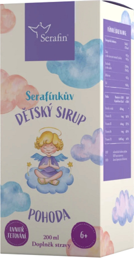 Serafin byliny Serafínkv Kindersirup Pohoda 200ml SF0011