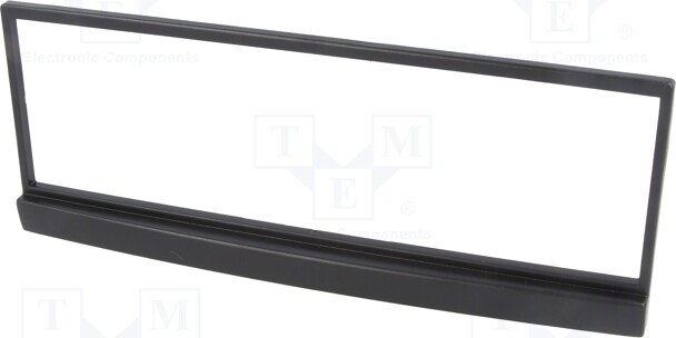 TNE 1x Radio-Einbaurahmen koda 1 DIN schwarz Rahmen für Radios _1GH_RAM-40.098