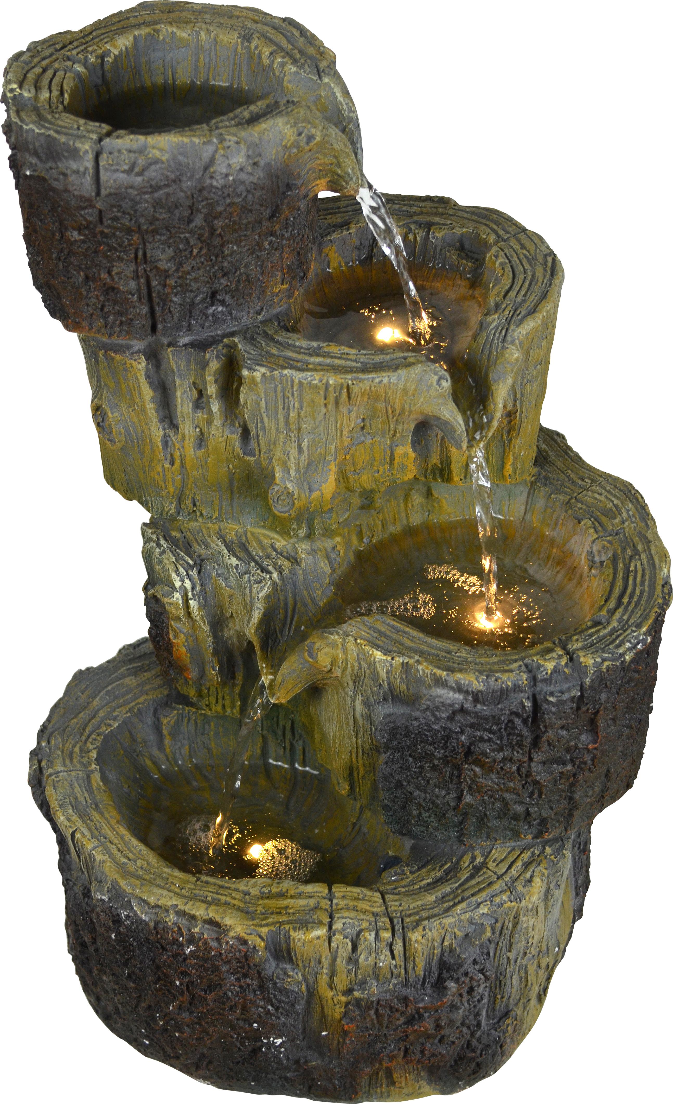 Heissner Gartenbrunnen Baumstümpfe" (016585-00)"