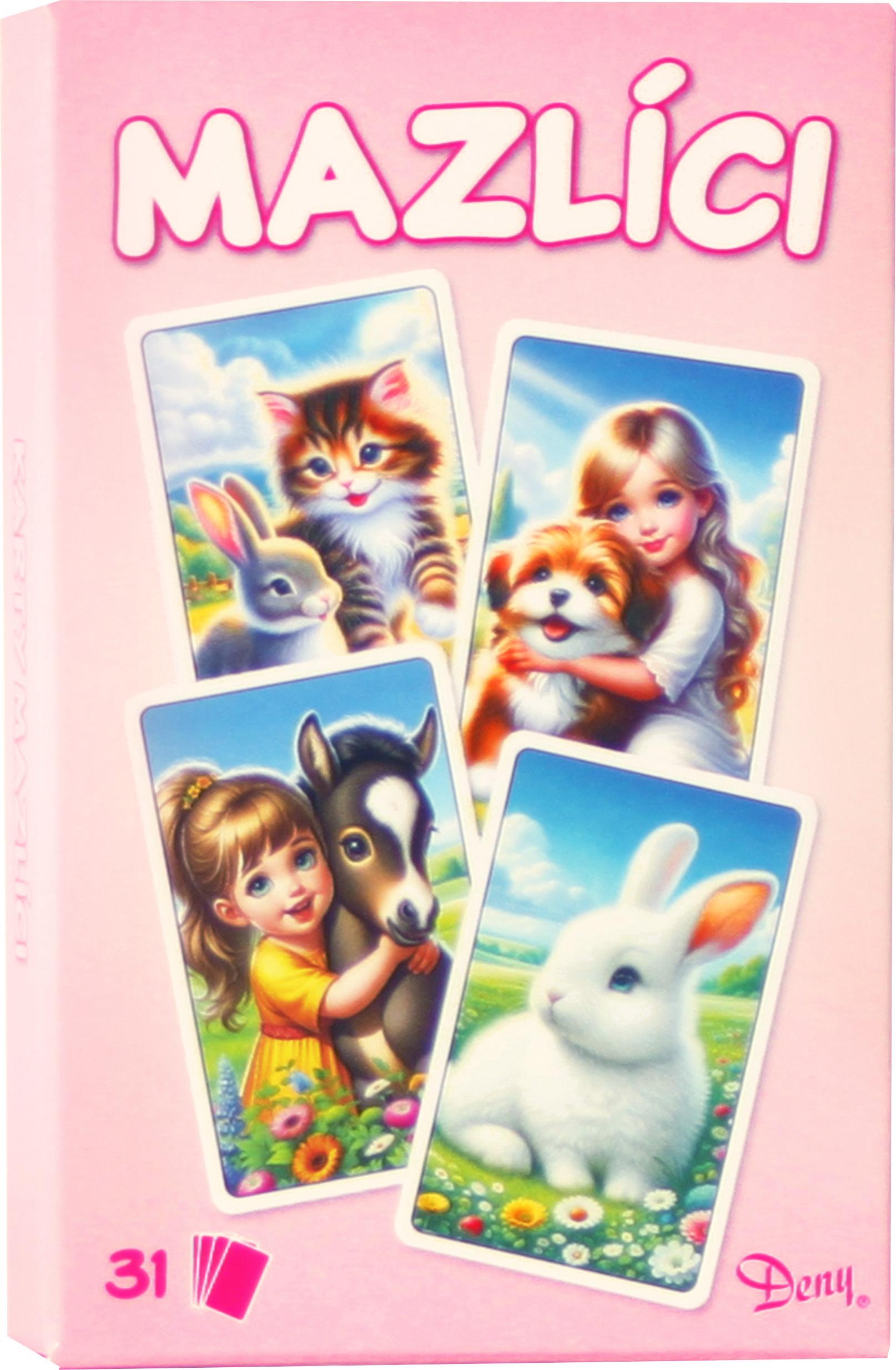 RAPPA Karten Black Peter Pets Pink + 2 Kartenspiele
