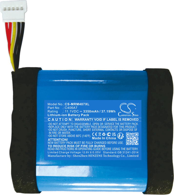 CAMERON SINO Akku für Marshall Middleton, 3350 mAh, Li-Ion C406A7