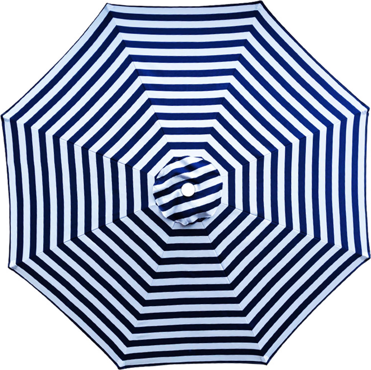 Bremen 9 Fuß Regenschirm-Ersatzdach, Sonnenschutz, Regenschirmdach, Terrassen-Außenschirmoberteil mit 8 Rippen für Marktschirmrahmen 4472448