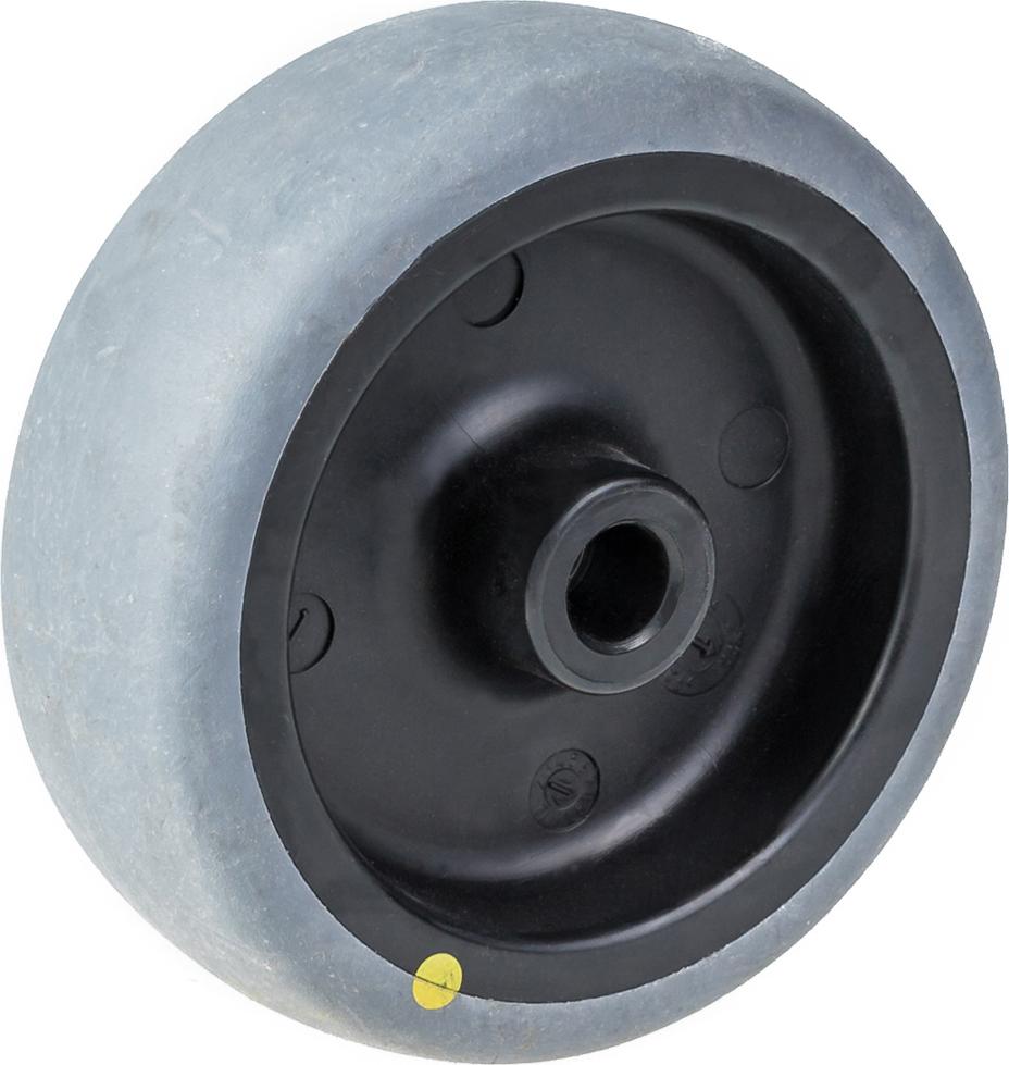 BLICKLE 80-mm-Rad mit grauem, elektrisch leitfähigem, thermoplastischem Gummi auf Polypropylen 613547