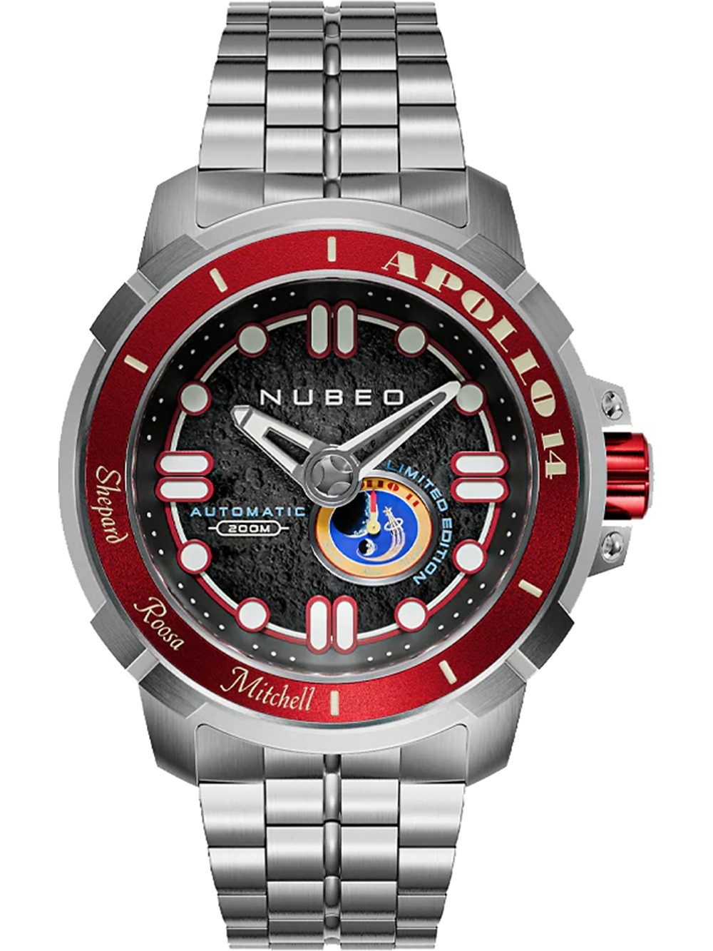 Nubeo NB-6093-22 Hodinky Apollo 55. automatická limitovaná edícia 48 mm