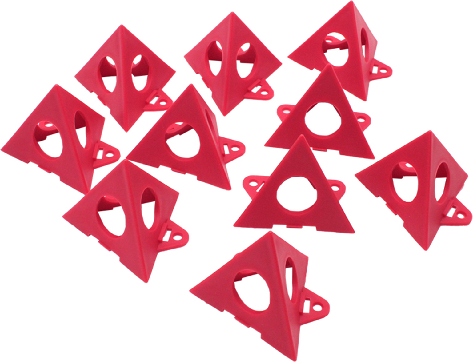 Bmen 10pcs professionelles Maler Pyramid -Dreieck weit verbreitete Leichtfarbenpyramidenständer für Holzbearbeitung 2989934@brem