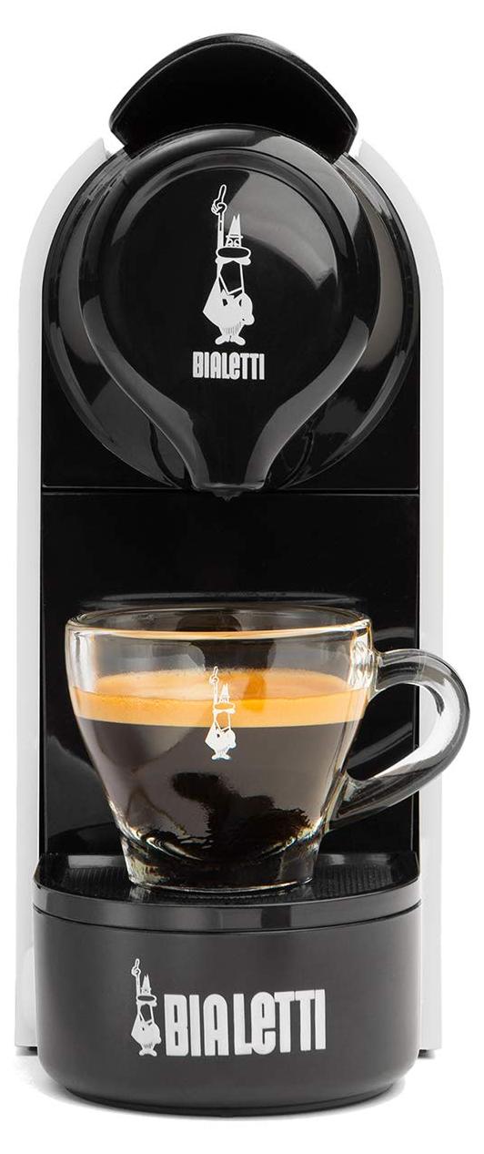 Bialetti Gioia, Kávovar na kapsule, 0,5 L, Kávová kapsula, 1200 W, Čierna, Biela