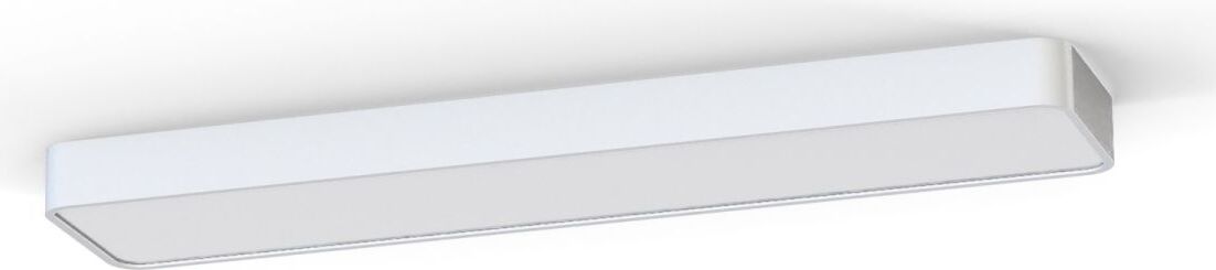 Deckenlampe Aluminium 3000 K warmweiß 2300 lm Weiß 2-flammig länglich Modern Deckenleuchte