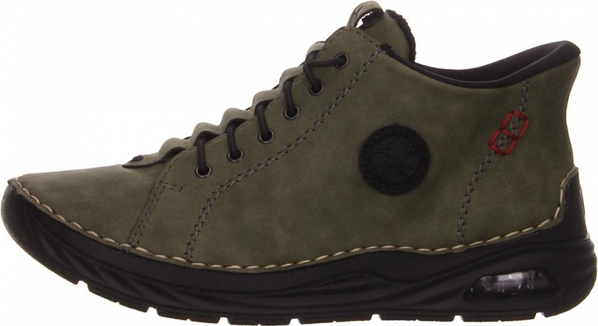Rieker N1303 Scarpe Stringate Donna, Larghezza Extra, Suola Leggera Rieker Lite, Soletta Estraibile, Colore Nero, Taglia ? - 4